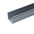 Panduit Base Wiring Duct, Type FS, Solid Wall, Light Gray, " x 1" x 1' (6-Pack), No Mounting Holes FS3X1LG6NM